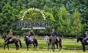 De'Ranch Lembang Bandung Jadi Spot Naik Kuda ala Koboi