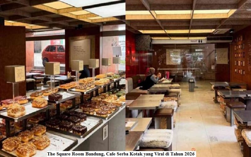 The Square Room Bandung, Cafe Serba Kotak yang Viral di Tahun 2026